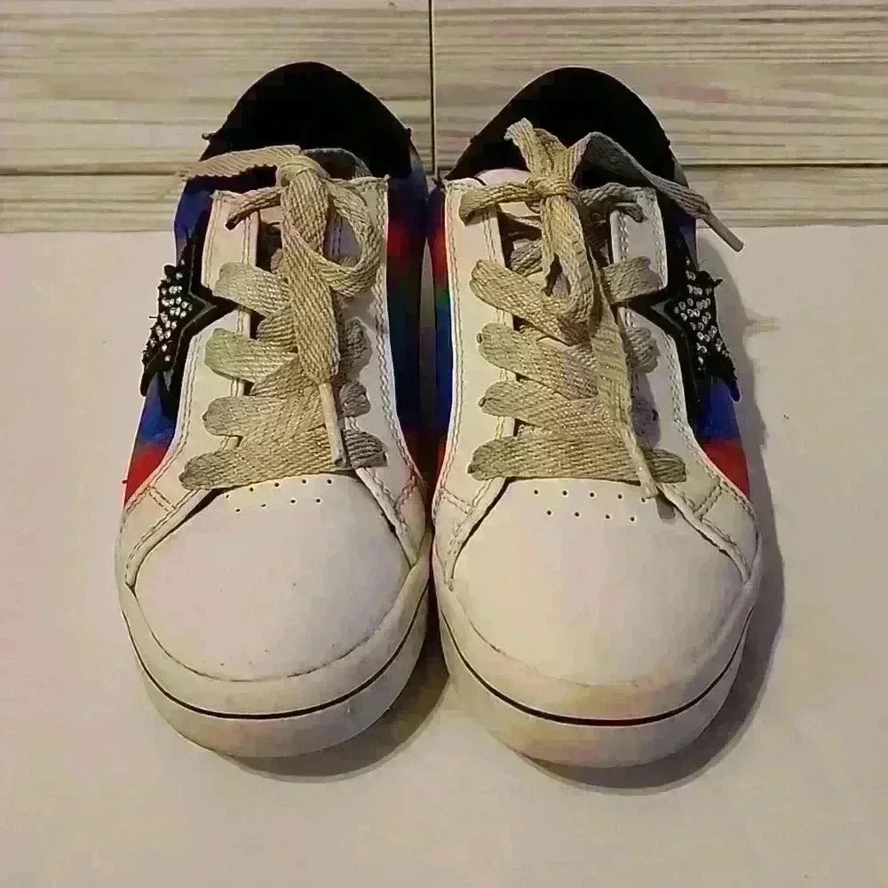 Skechers Girls Hi-Lite Starry Cloud Lace Up Sneakers Shoe Size 13.5